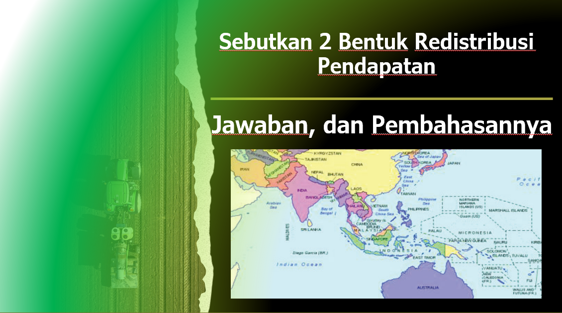 Sebutkan 2 Bentuk Redistribusi Pendapatan