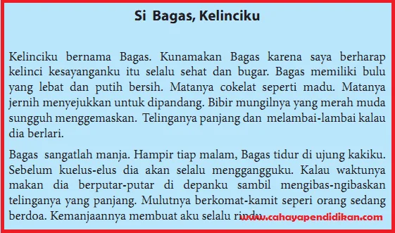 Ciri Teks Deskripsi Materi Bahasa Indonesia Kelas 7
